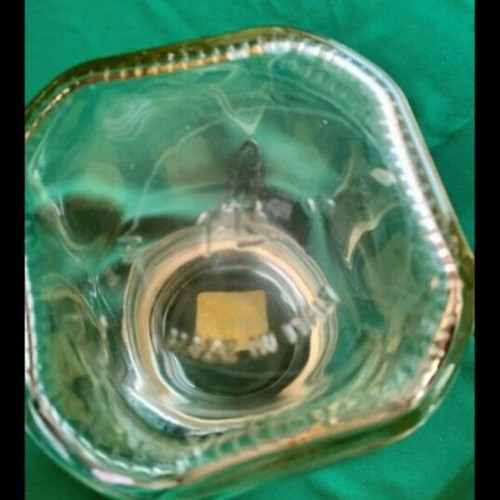 Airtight glass jar 1L used with 1/2L gift