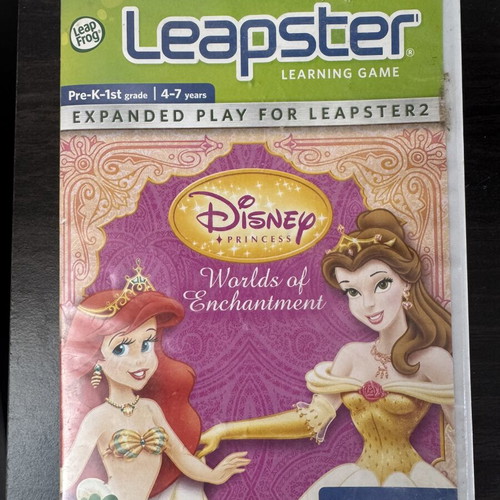 Leapster Disney Princess and Fairies educational games used