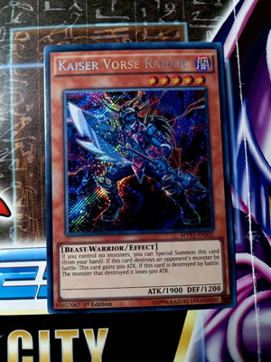 Yu-Gi-Oh κάρτα Kaiser Vorse Raider, Secret Rare, Near Mint