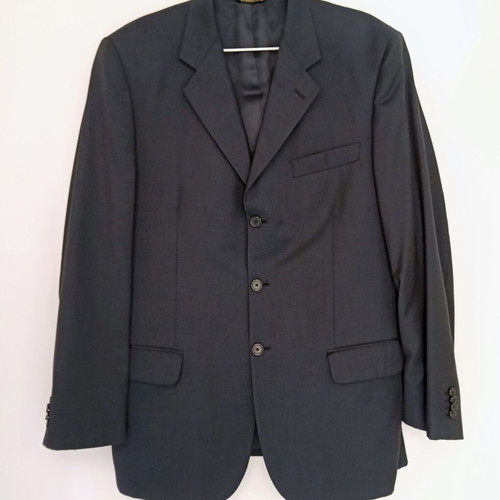 Carlo Casalini men's suit dark blue used size 50 Large
