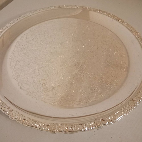 Silver-plated tray new