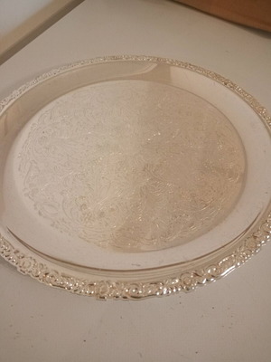 Silver-plated tray new