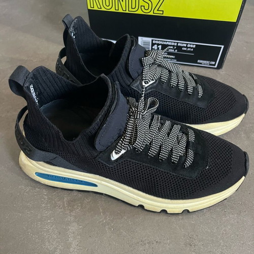Dsquared2 men's sneakers used, size 41, black