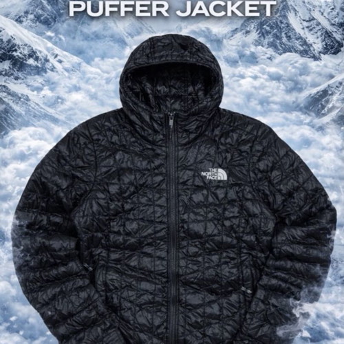 The North Face Puffer Slim jacket, size M, black