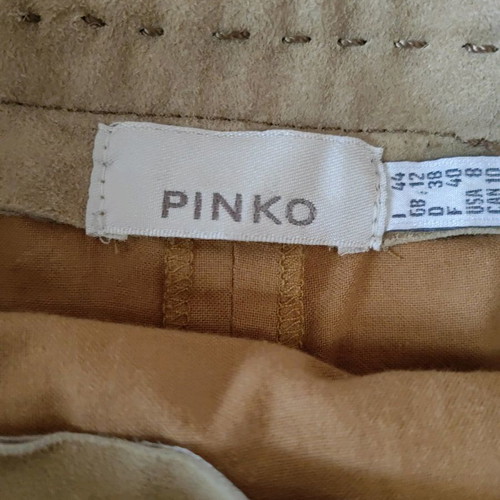 Pinko suede skirt used, size medium, beige