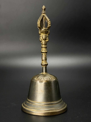Tibetan Handmade Brass Bell used, vintage