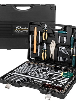 Rockforce Premium socket wrench set new, 142 pieces