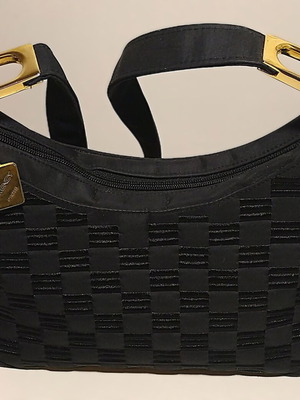 Shoulder bag used black 27x16 cm