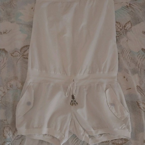 Pink Woman white one-piece like new, size S