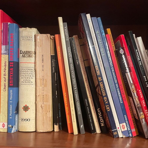 Literary, school, and dictionary books used, good condition