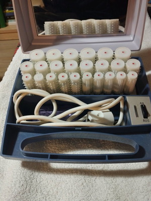Electric hair roller device used