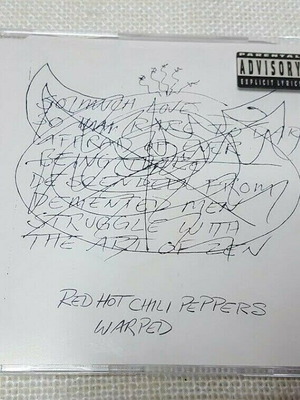 Red Hot Chili Peppers Warped CD single Europe 1995 μεταχειρισμένο