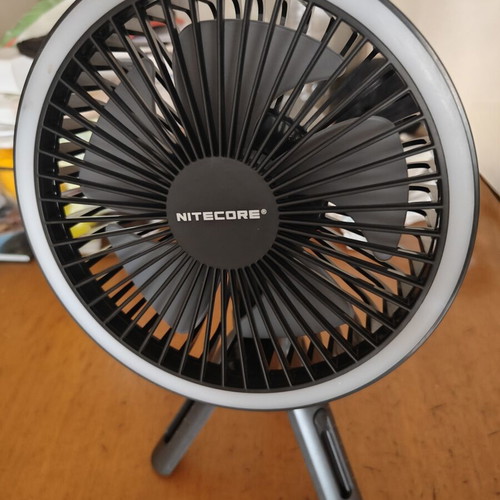 Nitecore NEF10 multifunctional fan with LED light and tripod