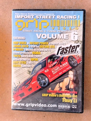 Cars Street Reacing Grip Volume 6 Faster DVD like new