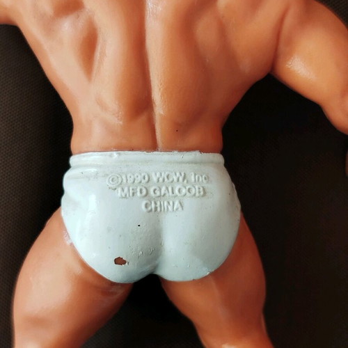 Galoob WCW Tom Zenk Z-Man wrestling figure used 4.5" 1990