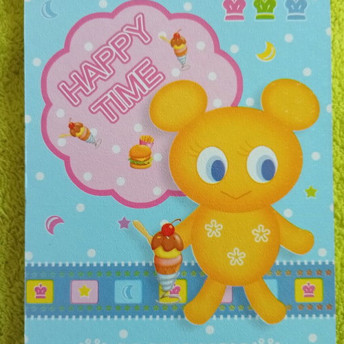 Kiky Happy Time notebook and Bensia mechanical pencil set