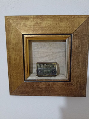 Wooden radio frame like new, handmade