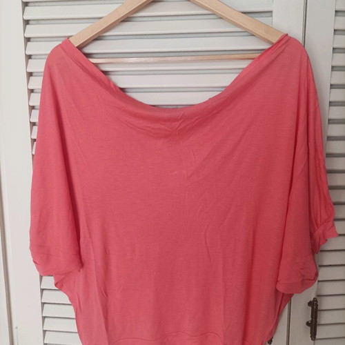 Sisley coral blouse used, size L