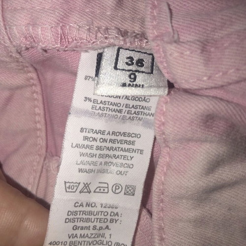 Miss Grant pink shorts for 9-year-old girls with adjustable waistband