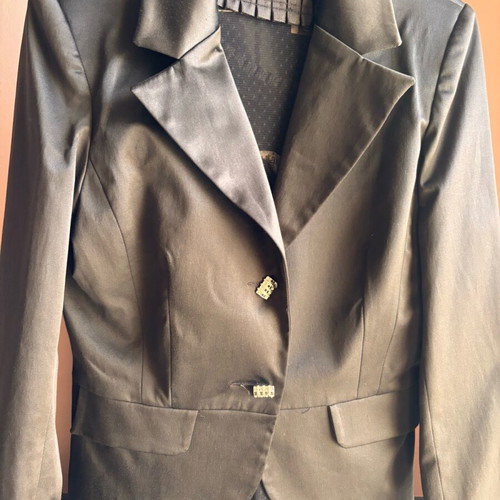 Women's evening jacket like new, size S, black satin