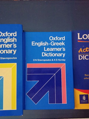 Foreign language dictionaries like new, pack of 3, Oxford and Longman