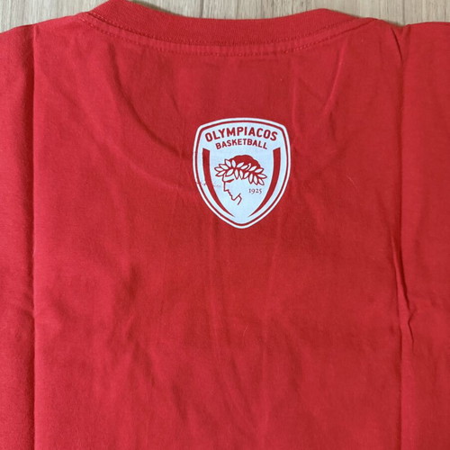 Olympiacos Basketball Official T-Shirt M size like new