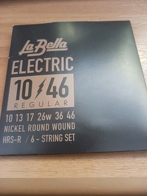 Χορδές Ηλ Κιθάρας La Bella 10/46 Regular Καινούργιο