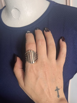 Ring used, as shown in photos