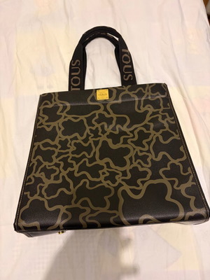 Tous tote bag, black and green