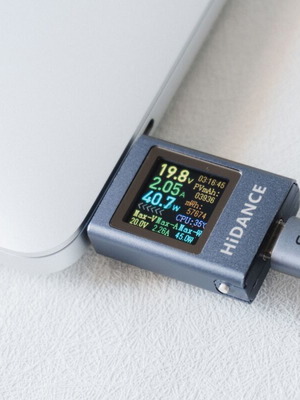 Mini usb C power meter για laptop και κινητά