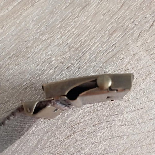 Khaki Belt - Length: 115.5cm (110 up to the buckle)
