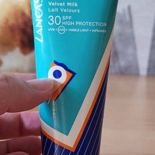 Lancaster body sunscreens used, 75ml and 15ml, spf30