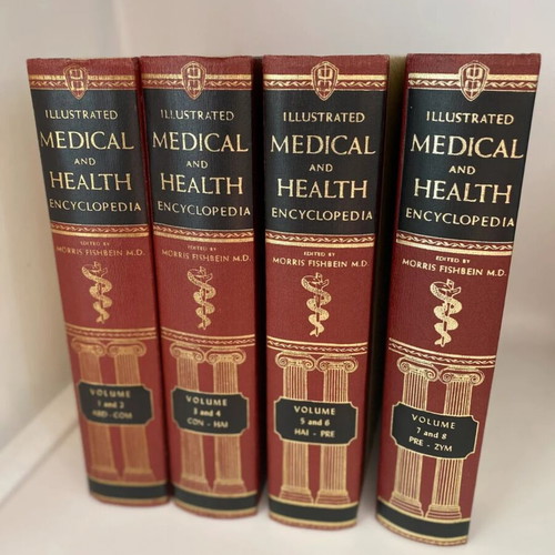Illustrated Medical and Health Encyclopedia set of 4 books used