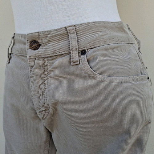 Drykorn corduroy pants used, size M-L, beige