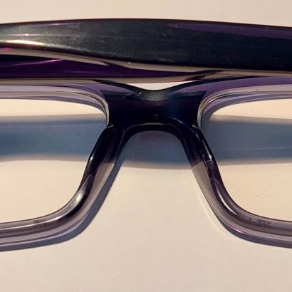 Dolce & Gabbana eyeglasses used, blue acetate unisex