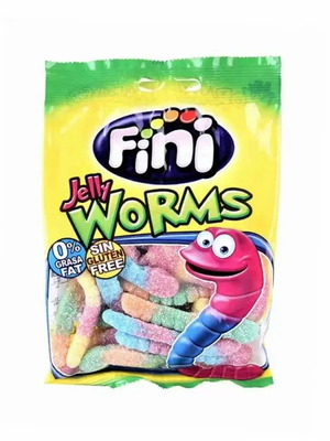 Ζαχαρωτά Fini Jelly Sour Worms 90gr καινούργιο