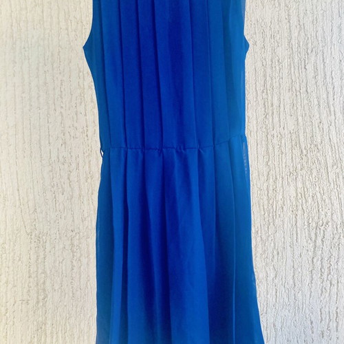 Mini dress electric blue size 38 like new
