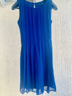 Mini dress electric blue size 38 like new