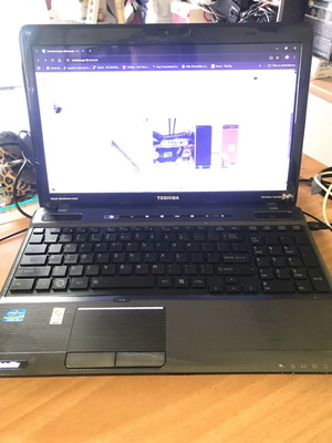 Toshiba laptop like new with Intel Core i5, 16GB RAM, 256GB SSD, no battery