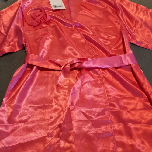 Mystiko nightdress with robe new, pink, size XL