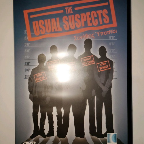 The Usual Suspects DVD used, 2 discs, subtitles