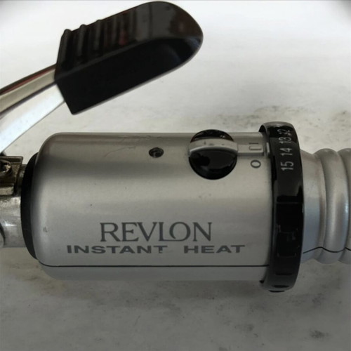 Revlon curling iron used with natural wear, versatile curls