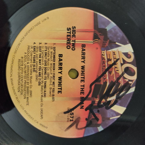 Barry White The Man LP vinyl used, original US pressing 1978