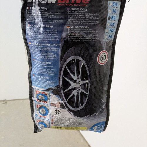 SnowDrive Snow Socks size 62 new traction for tyres