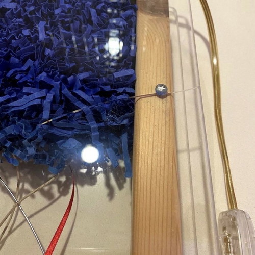 Wall lamp panel used made of plexiglass