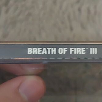 PS1 Breath of Fire 3 used without manual NTSC