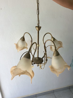 Vintage ceiling light fixture