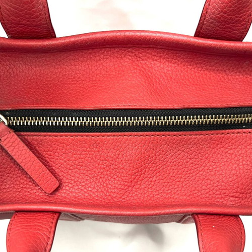Marc Jacobs The Tote Bag small handbag used, red leather