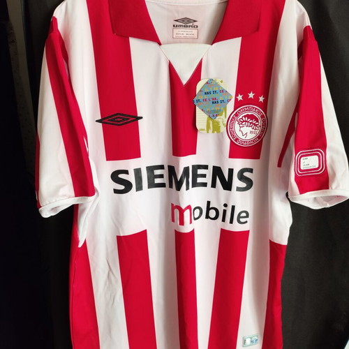 Olympiacos 2004-2005 football jersey, authentic, new with tags