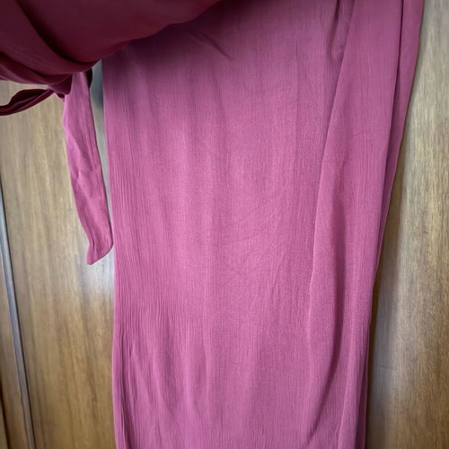 Women's set with wide XXL palazzo pants used, black and red